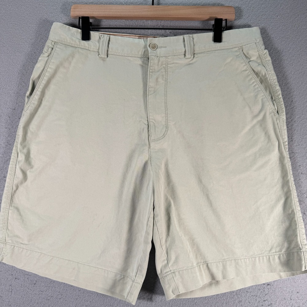 Tommy‎ Bahama Chino Shorts Mens 35 Beige Classic Island Beach Everyday Preppy 9"